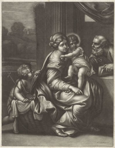 The Holy Family with John the Baptist