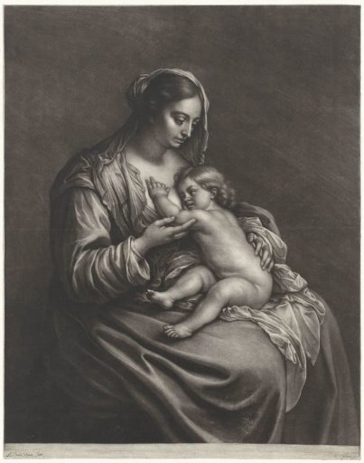 Mary with the Christ Child on Her Lap