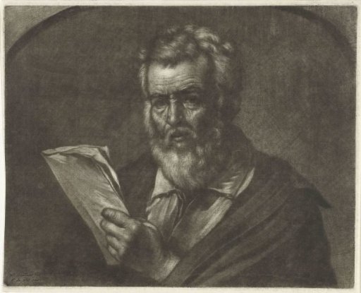 Man with a Small Book