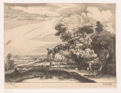 Landscape with fishermen and resting figures