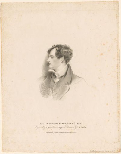 Portrait of George Gordon Byron