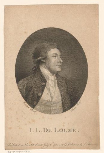 Portrait of Jean-Louis de Lolme