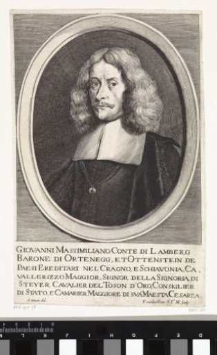 Portrait of Johan Maximilian Count of Lamberg
