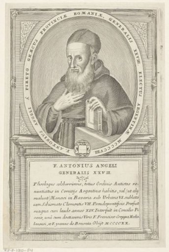 Portrait of Antonio Vinitti de Pereto, 28th Minister General of the Franciscan Order