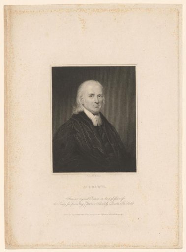 Portrait of Christian Friedrich Schwarz