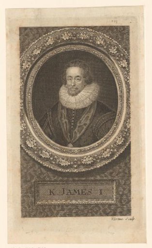 Portrait of James I, King of England