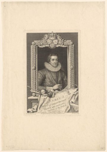 Portrait of James I, King of England