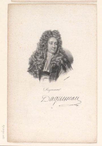 Portrait of Henri François d'Aguesseau