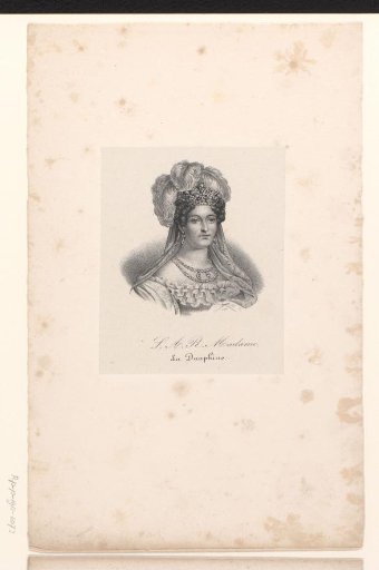 Portrait of Marie Thérèse Charlotte of France