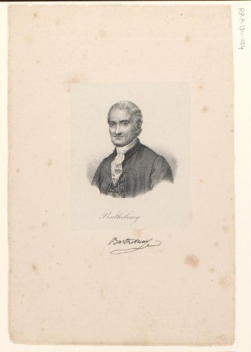 Portrait of Jean-Jacques Barthélemy