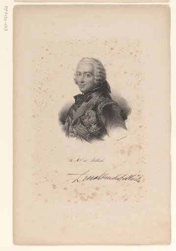 Portrait of Charles Louis Auguste Fouquet de Belle-Isle