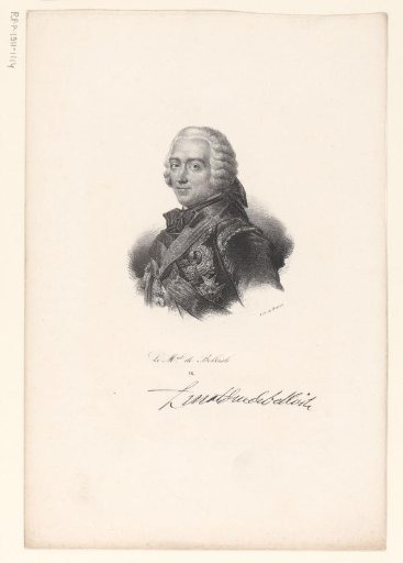 Portrait of Charles Louis Auguste Fouquet de Belle-Isle