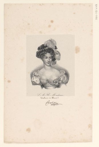 Portrait of Maria Carolina of Bourbon-Sicily