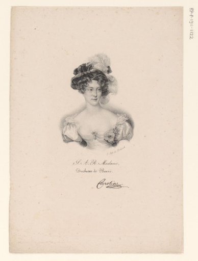 Portrait of Maria Carolina of Bourbon-Sicily