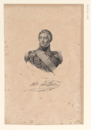 Portrait of Louis-Alexandre Berthier