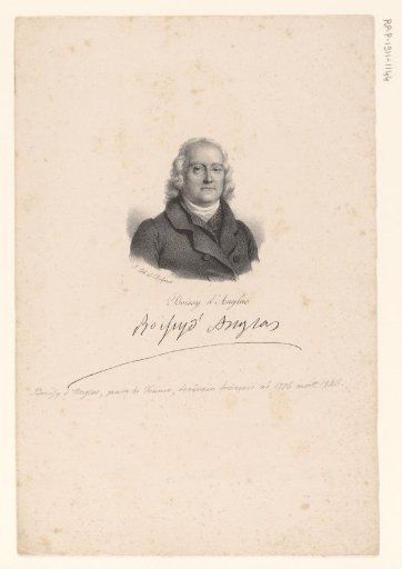 Portrait of François-Antoine de Boissy d'Anglas