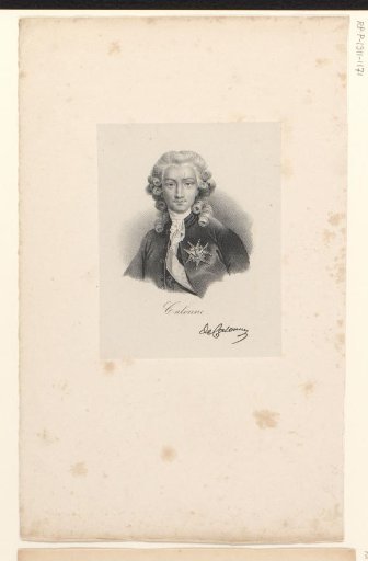 Portrait of Charles-Alexandre de Calonne