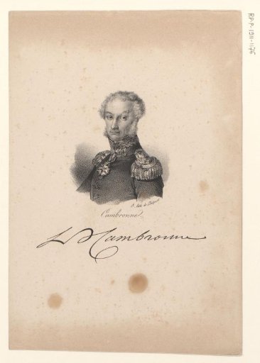Portrait of Pierre Cambronne