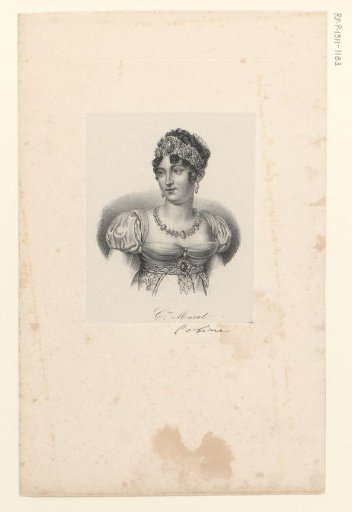 Portrait of Caroline Murat (née Bonaparte)