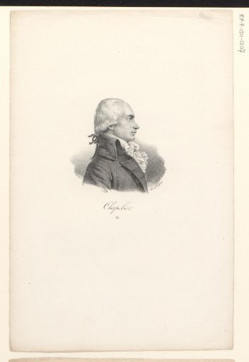 Portrait of Isaac René Guy le Chapelier