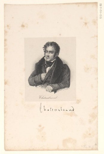 Portrait of François-René de Chateaubriand