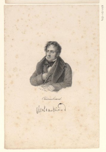 Portrait of François-René de Chateaubriand