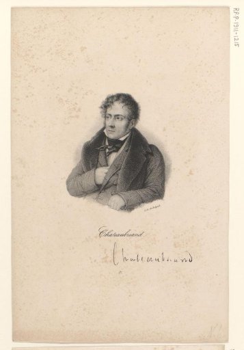Portrait of François-René de Chateaubriand
