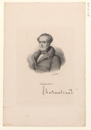 Portrait of François-René de Chateaubriand