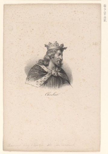 Portrait of King Charibert I