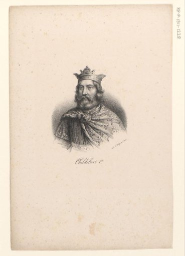 Portrait of King Childebert I