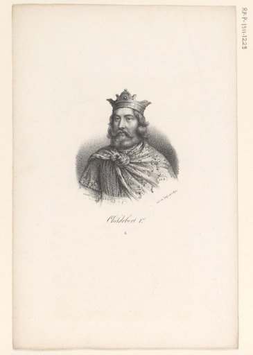Portrait of King Childebert I