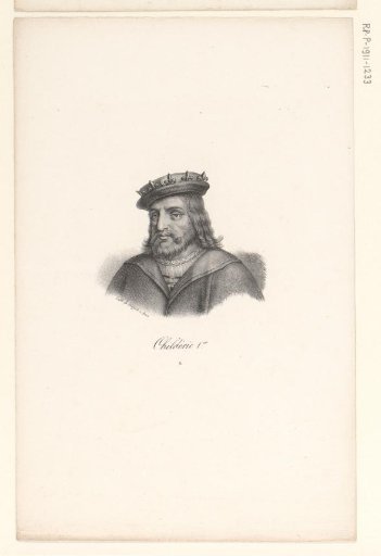 Portrait of King Childeric I