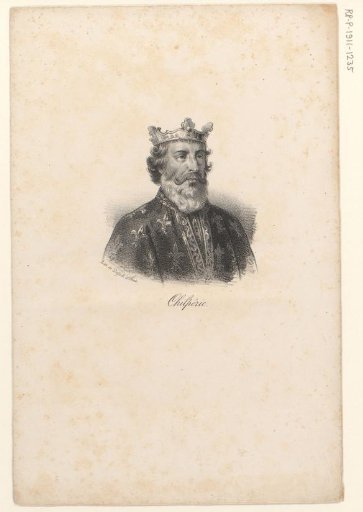 Portrait of King Chilperic I