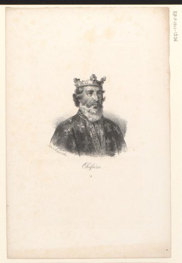 Portrait of King Chilperic I