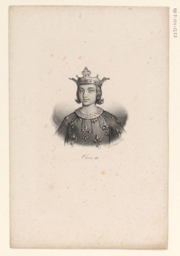 Portrait of King Clovis III