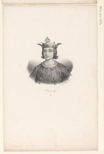 Portrait of King Clovis III