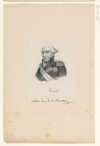 Portrait of Louis V Joseph of Bourbon-Condé