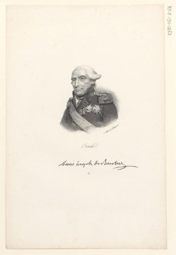 Portrait of Louis V Joseph of Bourbon-Condé