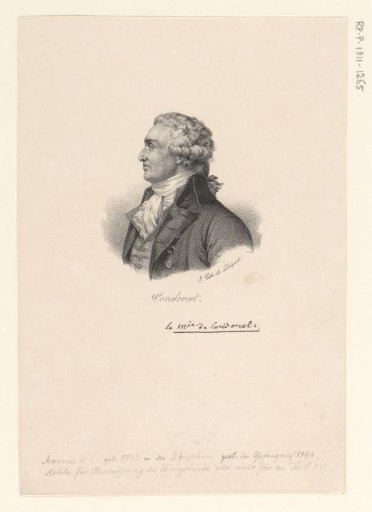 Portrait of Nicolas de Condorcet