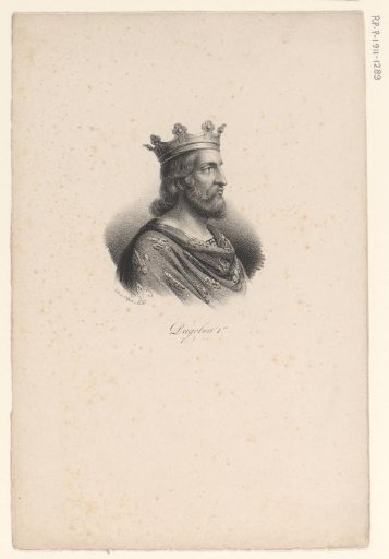 Portrait of King Dagobert I