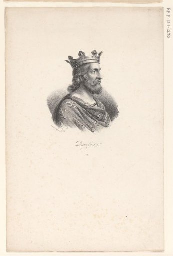 Portrait of King Dagobert I