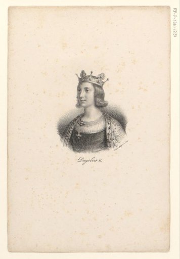 Portrait of King Dagobert II
