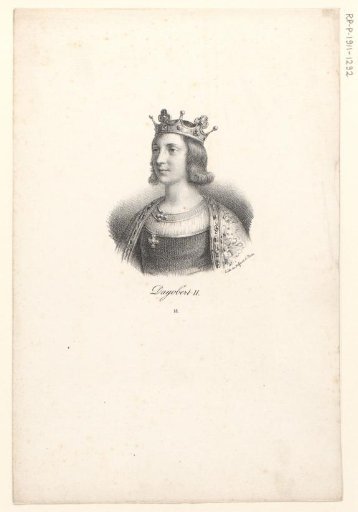 Portrait of King Dagobert II