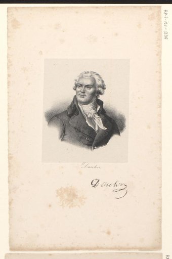 Portrait of Georges Jacques Danton