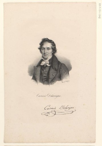 Portrait of Casimir Delavigne