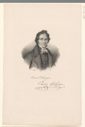Portrait of Casimir Delavigne