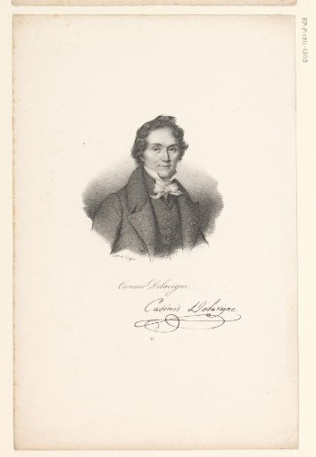 Portrait of Casimir Delavigne