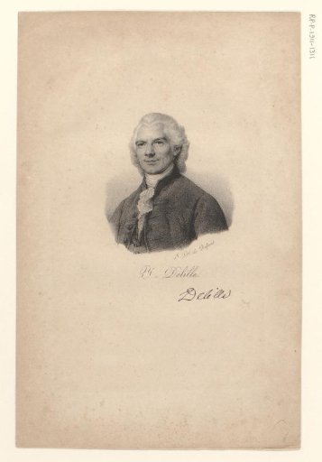 Portrait of Jacques Delille