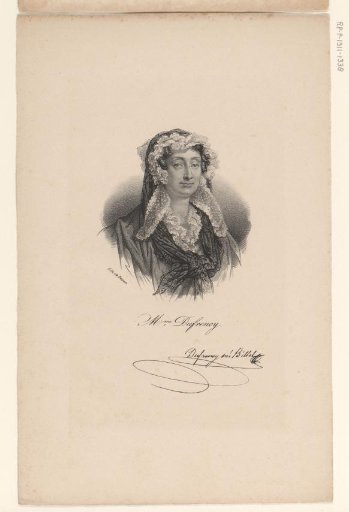 Portrait of Adélaïde-Gillette Dufrénoy