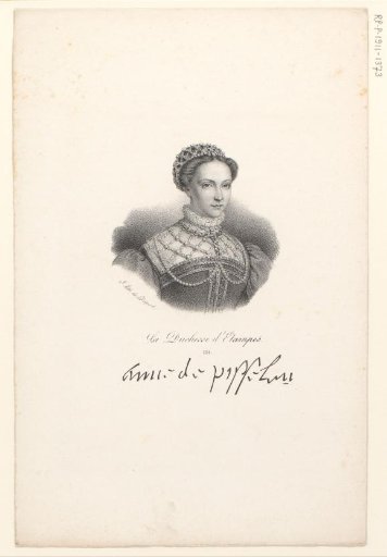 Portrait of Anne de Pisseleu d'Heilly